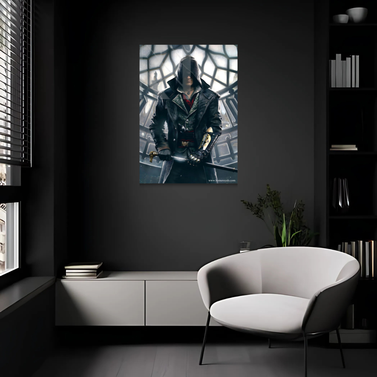 Jacob Assassin Creeds Gaming Metal Poster