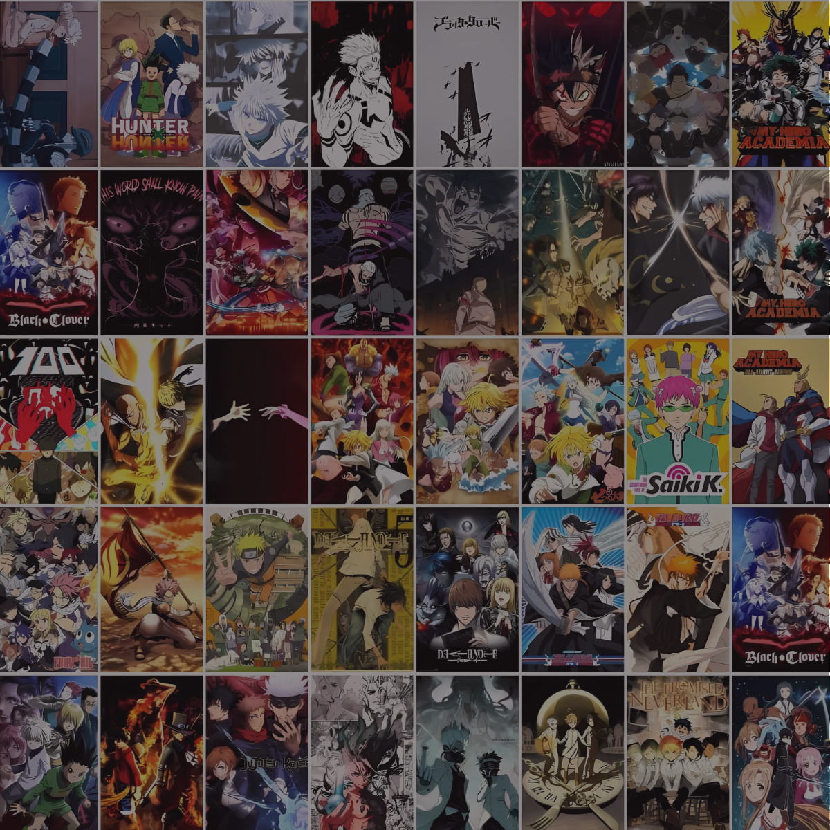 Anime Metal Posters
