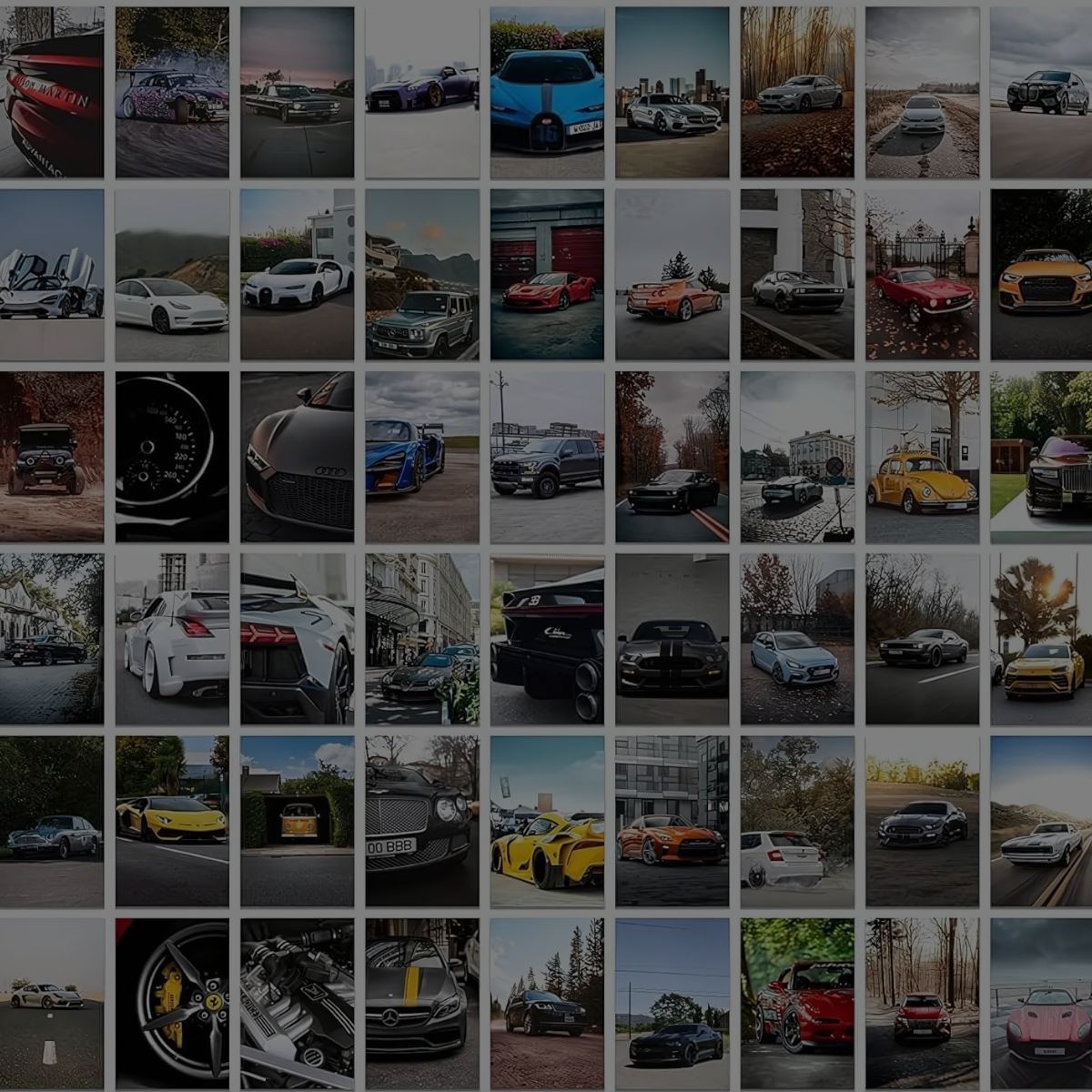 Cars Metal Posters