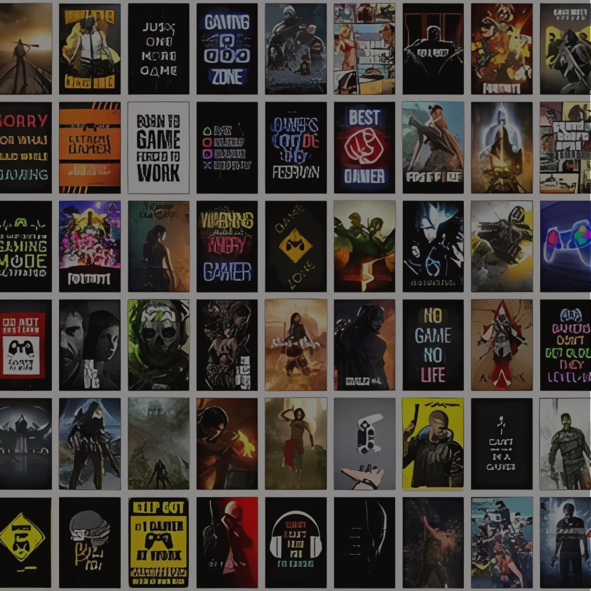 Gaming Metal Posters