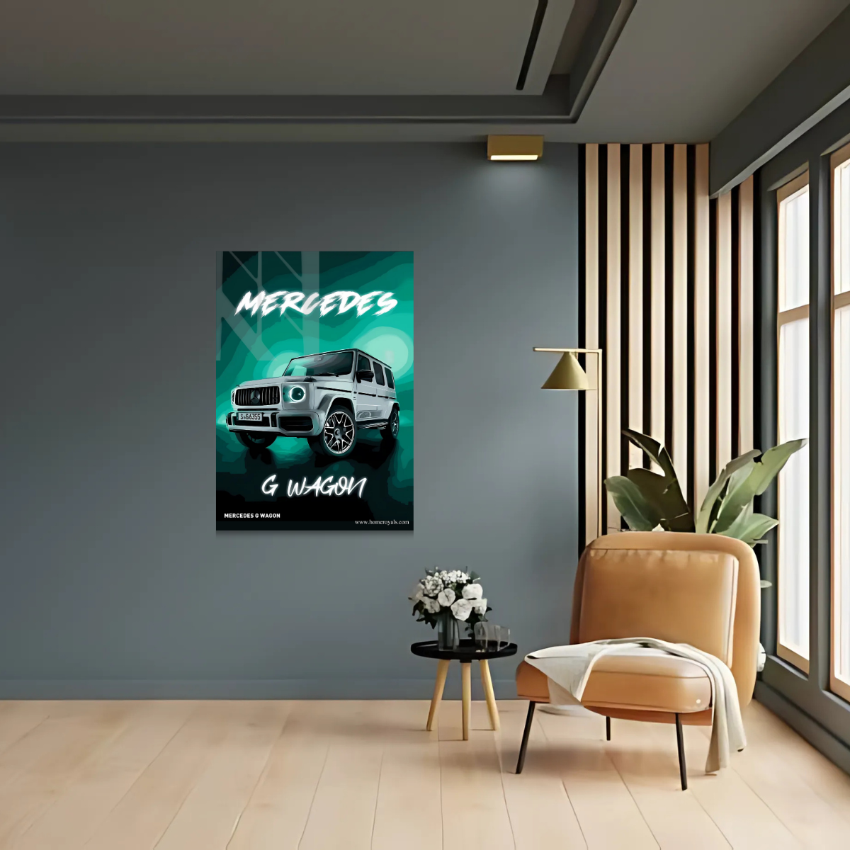 Mercedes G-Wagon Car Metal Poster