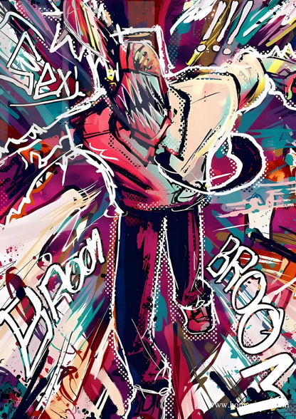 Chainsaw Man Anime Metal Poster