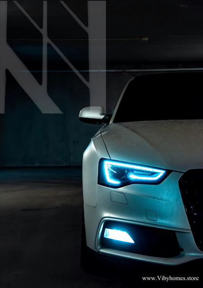 Toyota Fortuner Front Side Car Neon Poster