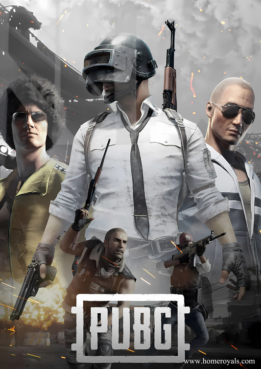 PUBG Gaming Metal Poster Frame