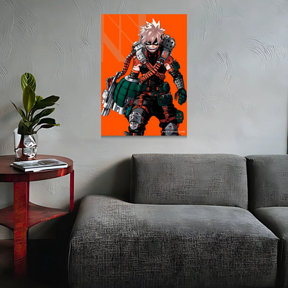 Bakugo MHA Anime Metal Poster