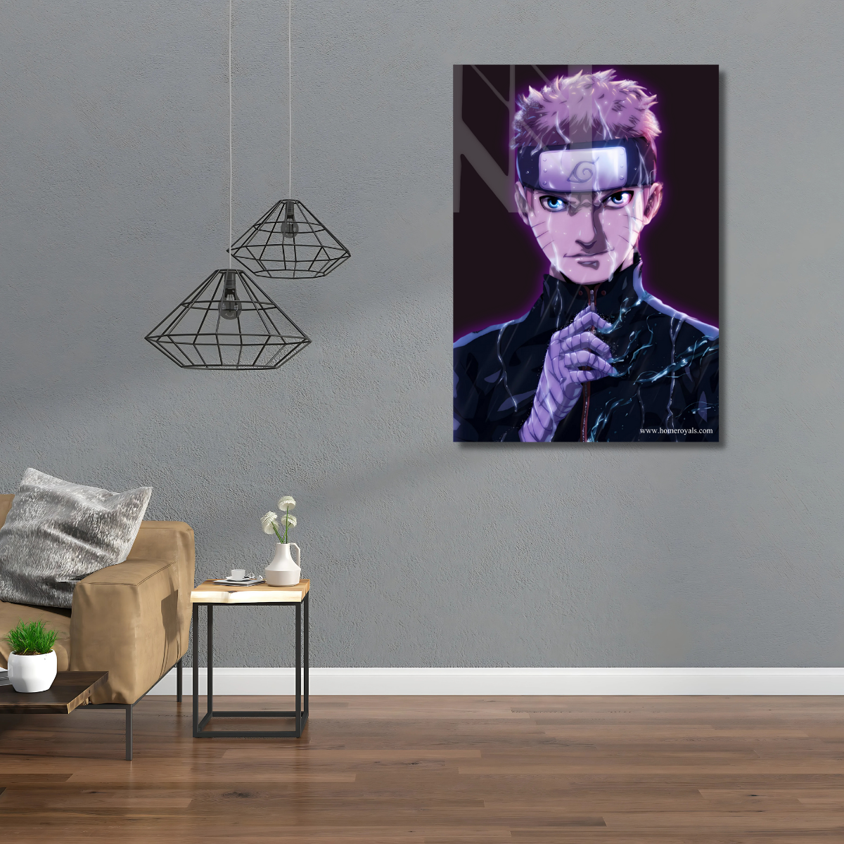 Adult Naruto Neon Poster