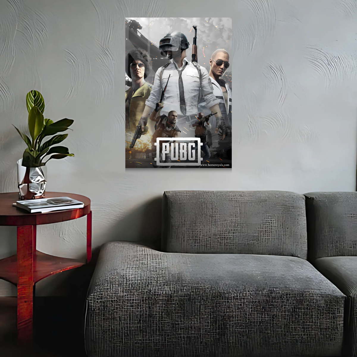 PUBG Gaming Metal Poster Frame