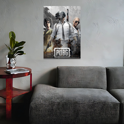 PUBG Gaming Metal Poster Frame
