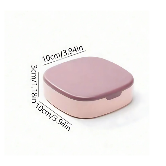 Portable Jewelry Organizer Box with Mirror