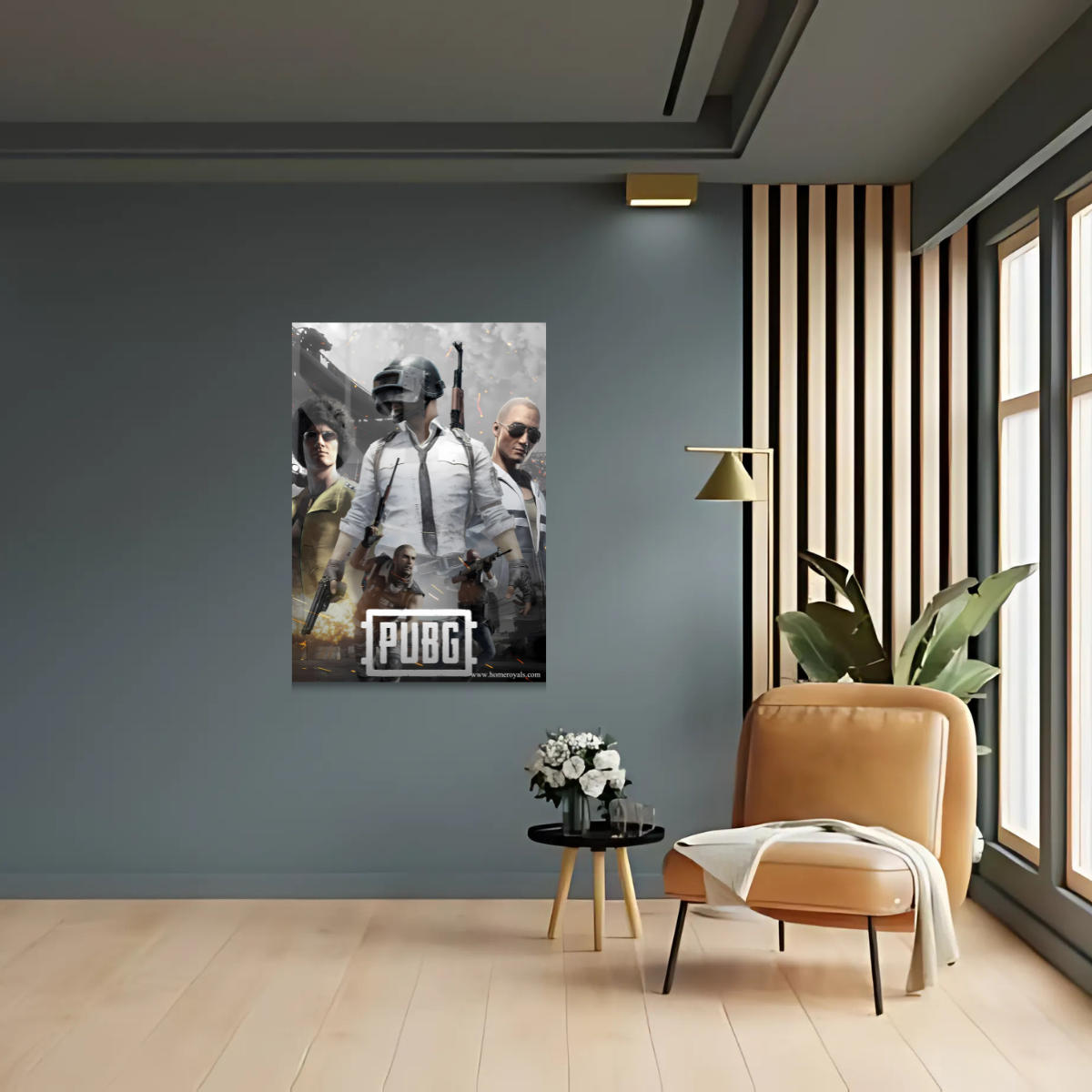 PUBG Gaming Metal Poster Frame