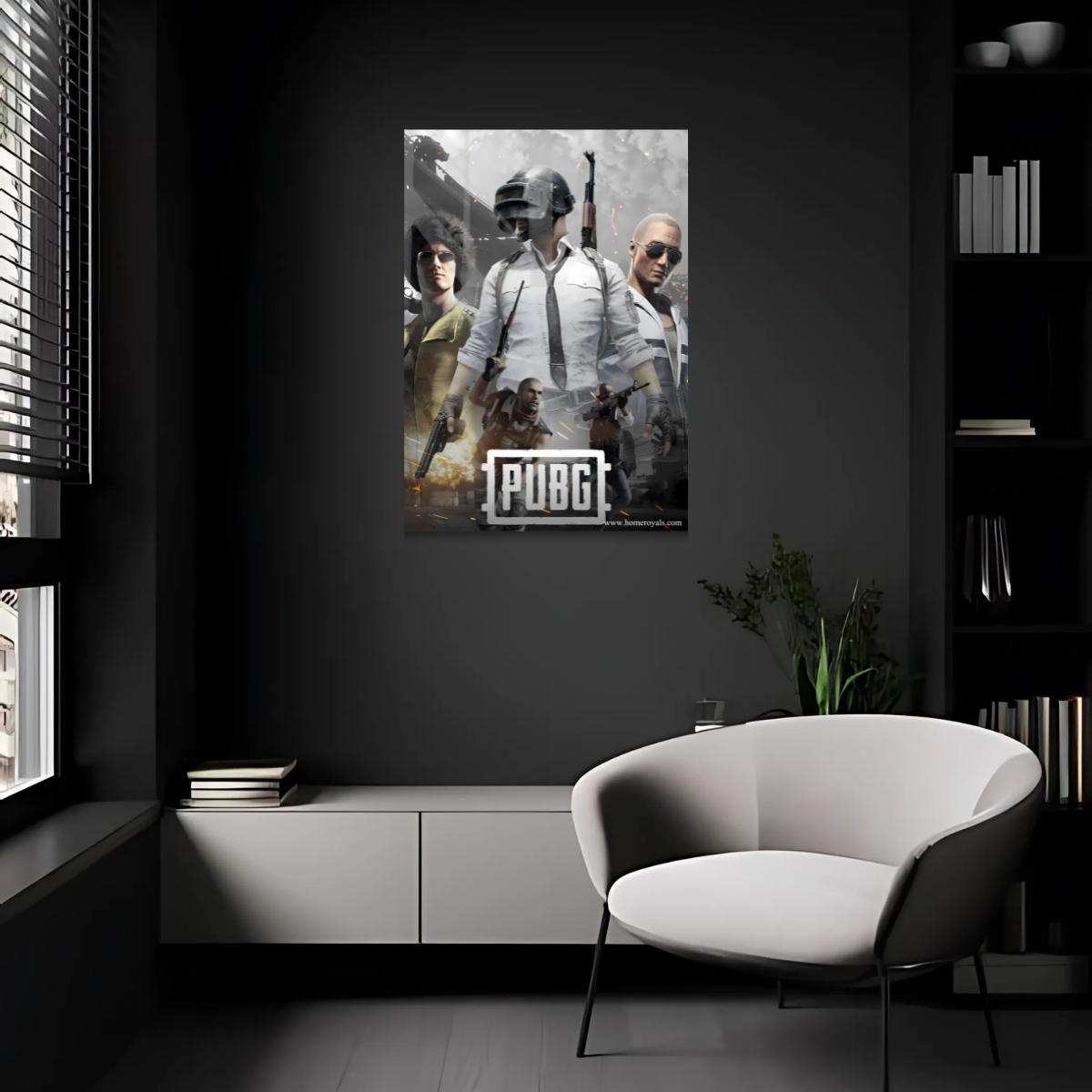 PUBG Gaming Metal Poster Frame