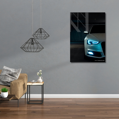 Toyota Fortuner Front Side Car Neon Poster