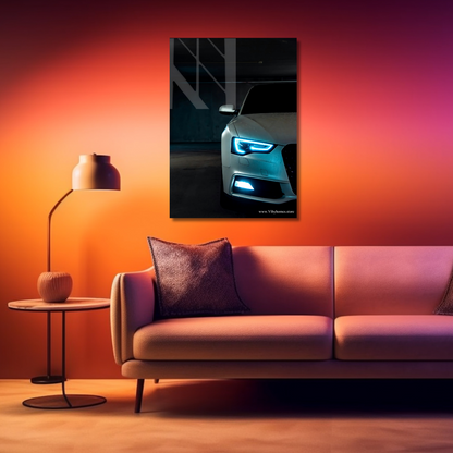 Toyota Fortuner Front Side Car Neon Poster