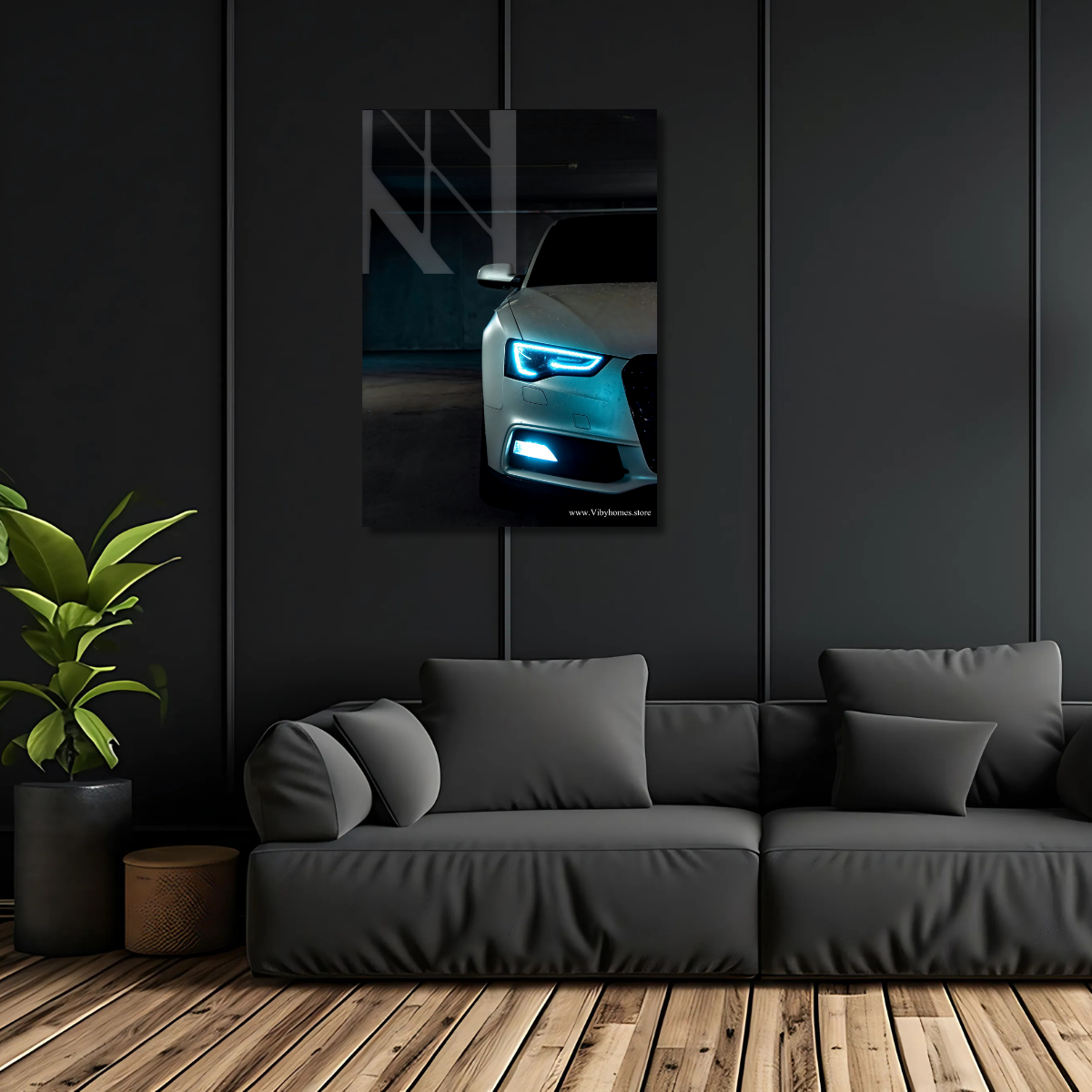 Toyota Fortuner Front Side Car Neon Poster