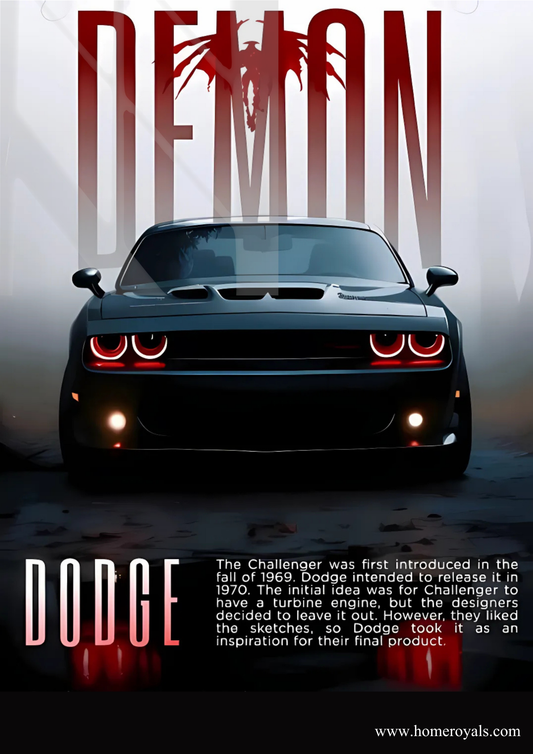 Dodge Car Metal Poster
