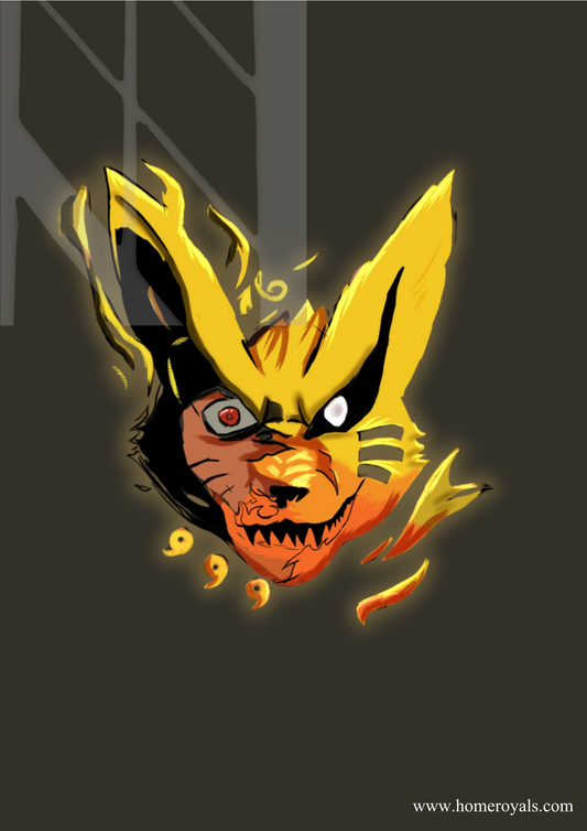 Kurmana Naruto Anime Neon Posters